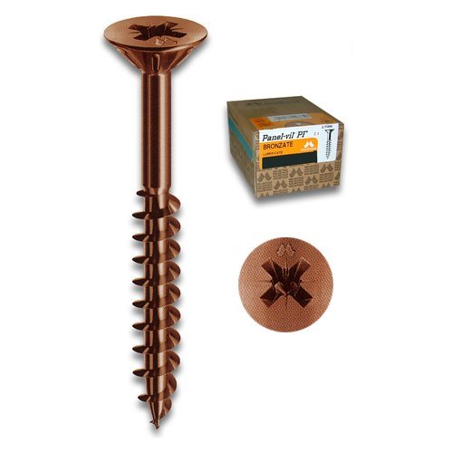 Viti legno Mustad PFACZP400350BZC PANEL VIT Bronzato