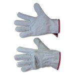 ISSALINE - Guanti da lavoro Top Qualità extra, pollice ad ala Palmo e indice in pelle fiore, TG 10 07131 TG.10