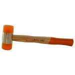 BETA - Mazzuola con battenti intercambiabili in materiale plastico 22 x 260 x 70 mm Manico Legno verniciato UNI 7784 1390 D 22