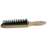 PAVAN - Spazzola a forma triangolare. Filo acciaio temperato ad alta resistenza. 5 ranghi 0,35 mm 