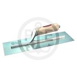 PAVAN - Frattone modello americano lungo 360 x 120 x 0,6 mmAcciaio con manico in legno su supporto saldato