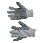 NERI NW - Guanti giardinaggio Palmo puntinato in PVC nero - Polso elasticizzato TG 10 338041