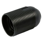 FANTON - Portalampada Fanton 62811 Filettato Nero