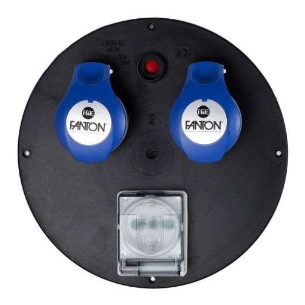 Disco prese avvolgicavo Fanton 01913 3P con disgiuntore termico