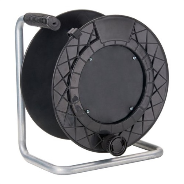 Avvolgicavo elettrico Fanton 10229UG GOLIA Senza cavo e prese Nero