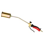 PROJECT03 - Cannello da riscaldo con leva Corpo in metallo - impugnatura materiale plastico -rubinetto posteriore di regolazione 19,5 kW 1400 gr/h 