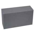 PAVAN - Spugna Pavan 3129 in poliestere per pulizia e finitura Nero