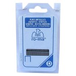 Ro-Ma - Punti metallici 13 per graffatrici  Tipo D - Ga22 - 1120 pz h. 10 mm