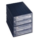 Porta minuteria Terry 1000025 VISION BLOK N 19/2 4C Nero