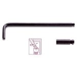 BETA - Chiave esagonale maschio piegata con estremità sferica Acciaio Brunito  -  96BP mm. 5,0