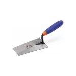 PAVAN - Cazzuolino punta quadra Sintesi L. 140 mmLama in acciaio - manico in materiale plastico morbido antiscivolo e antivibrazione su supporto saldato