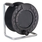 Avvolgicavo elettrico Fanton 10229UG GOLIA Senza cavo e prese Nero