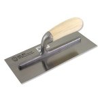 PAVAN - Frattone classico 280 x 120 mmLama acciaio con manico in legno tipo Timo su supporto rivettato