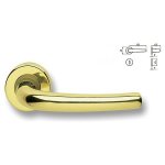 Maniglie porta coppia con rosetta con bocchetta Ghidini 55744281501 MI