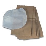 LAVOR - Kit 5 filtri sacchetto in carta + 1 in stoffa per aspiratori Lavor