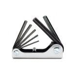 BETA - Serie di chiavi maschio esagonale piegate brunite, con supporto in metallo Acciaio brunito - ISO 2936  -  96N/G 7 