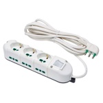 FANTON - Multipresa tavolo Fanton 42140 TRIAX Bianco Bianco