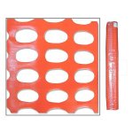 Tenax - Rete per cantiere 1,2 x 50 mt Estrusa in HDPE a maglia ovoidale dotata di bordi e fascia cen CANTIERE ARANCIO MT. 1,20