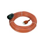 FANTON - Prolunga lineare Garden 25 mt 3G1,5 H05VV-F 2P+T 16A standard italiano Bipasso italo/tedesca 2P+T 16A Arancio 92824