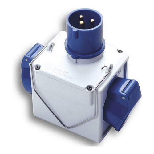 Adattatore Fanton 73110 con spina Cee 220V Blu e Bianco