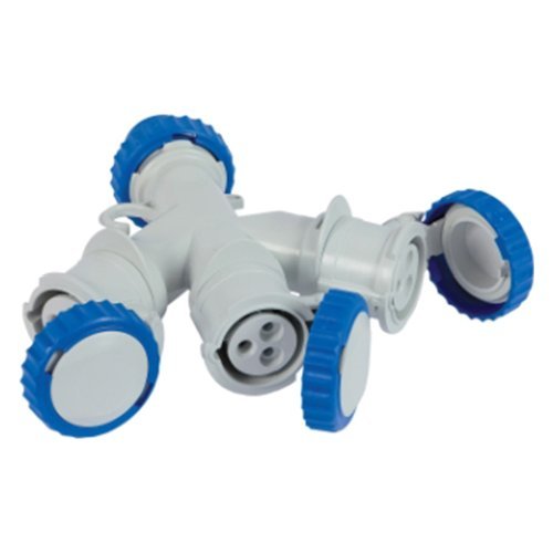 Adattatore Fanton 73120 con spina Cee 220V Blu e Bianco