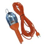 FANTON - Lampada portatile Aladin con riflettore a gabbia metallica 60 W (incand.) - 11W (basso consumo) 10 mt IP20 61080