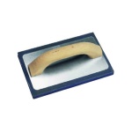 PAVAN - Frattone in gomma blu 215 x 142 x 15 mmGomma a cellula medio/fine con manico verniciato