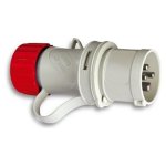 FANTON - Spina mobile industriale CEE diritta 3P+T 16A  6h IP44 380-415V Rosso/bianco 70104