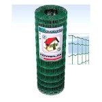 CAVATORTA - Rete elettrosaldata e plasticata, a maglia differenziata 25 x h. 1,2 mt - 50,8/76,2/101,6 x 60 mm Verde Alpi Novaplax