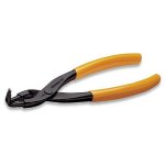 BETA - Pinza a becchi piegati 90° per anelli elastici di sicurezza per fori Corpo in acciaio - UNI 7914 DIN 5256  - in PVC 1034 INT.MM 170