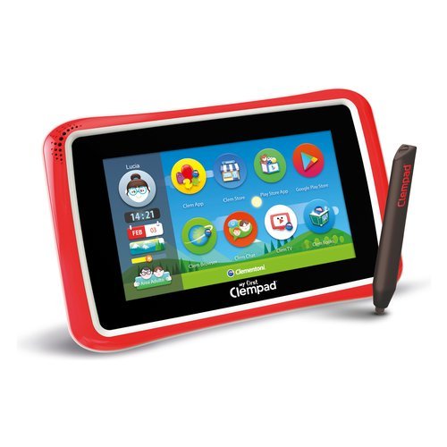Clementoni 16604 Il primo tablet sicuro a misura di bambino con tante app divertenti, video e contenuti educativi, per imparare giocando anche con la realtà aumentata!