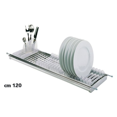 Scolapiatti incasso Tecnoinox MK1 05L12VI10 MODULAR 1 Cromo lucido