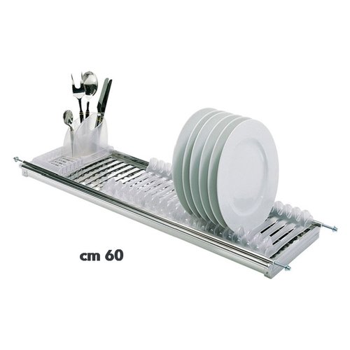 Scolapiatti incasso Tecnoinox MK1 05L60VI10 MODULAR 1 Cromo lucido
