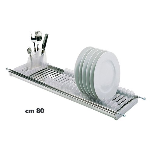 Scolapiatti incasso Tecnoinox MK1 05L80VI10 MODULAR 1 Cromo lucido