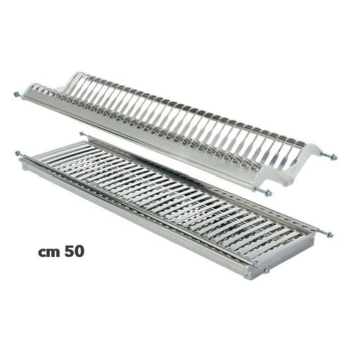 Scolapiatti incasso Tecnoinox XM 05L50VI10 INOXMATIC Cromo lucido