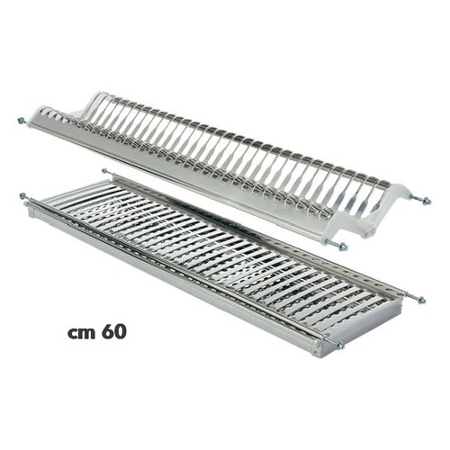 Scolapiatti incasso Tecnoinox XM 05L60VI10 INOXMATIC Cromo lucido