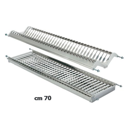 Scolapiatti incasso Tecnoinox XM 05L70VI10 INOXMATIC Cromo lucido