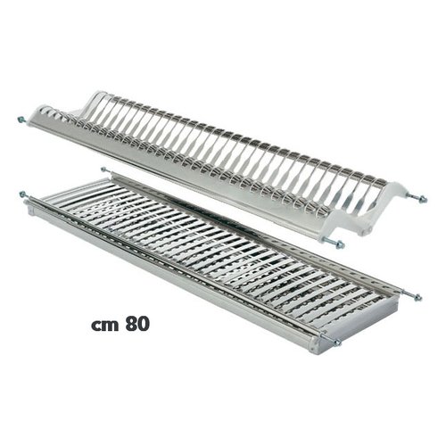 Scolapiatti incasso Tecnoinox XM 05L80VI10 INOXMATIC Cromo lucido