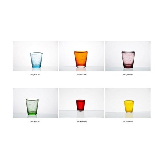 Set bicchieri Amicasa DF14060 LUXURY Assortito
