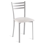 Italchair - Sedia Italchair Elius l Alluminio bianco