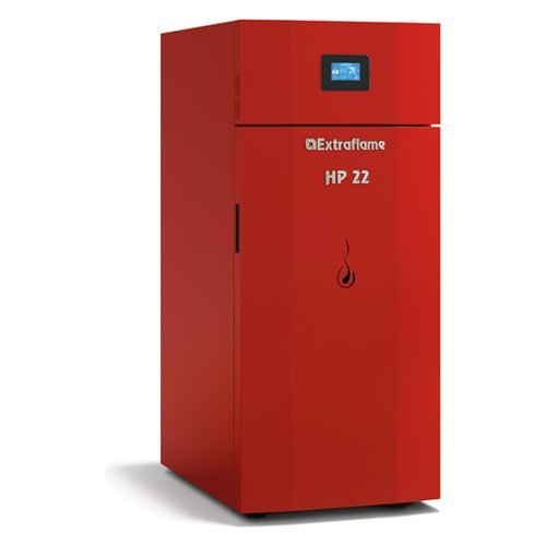 Extraflame TermoPellet HP 22 EVo Cassetto cenere • Braciere autopulente in ghisa con spessore 12 mm • Scambiatore di calore con sistema di pulizia manuale • Termostato di sicurezza • Predisposizione 