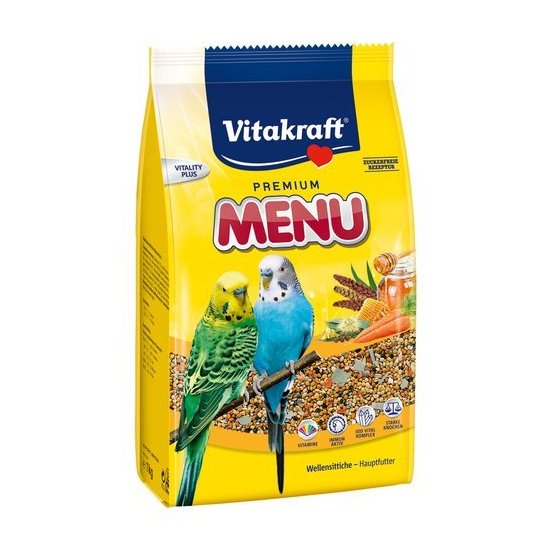 Semi papagallini Vitakraft 21444 Vitality Plus Premium Menù