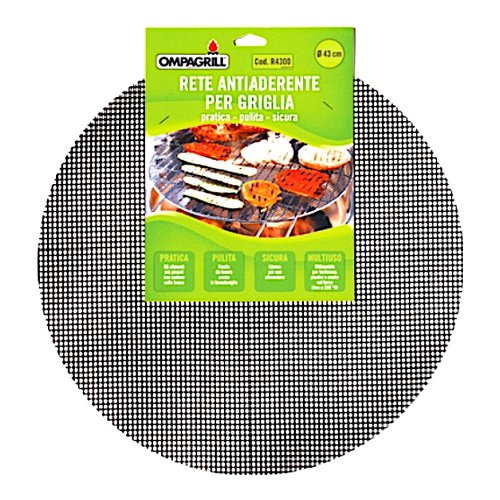 Antiaderente griglia Ompagrill R4300 in rete teflonata Nero