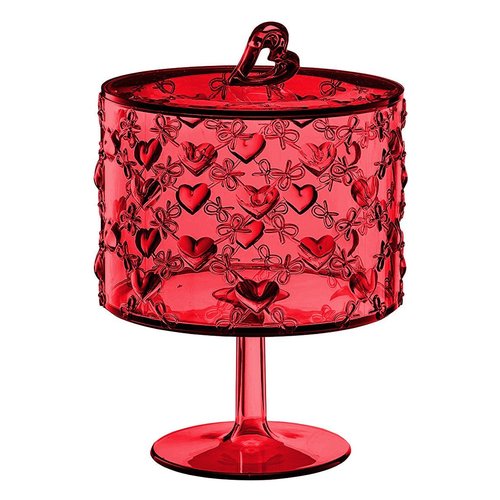 Guzzini 11540065 Contenitore con alzata piccolo Love Rosso