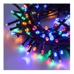 Lotti Importex - Catena lineare TL24V 500 LED MULTICOLOR Ø5mm Reflex, Memory Controller 8 giochi di luce selezionabili, Trasformatore 24V, uso Esterno, Cavo Verde, Cavo di alimentazione 4m, Dimensioni 4+30,5m, Scatola lusso color (Rossa XKR Art. LED TL24V 500-C