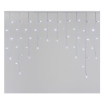 Lotti Importex - Ice Light W 186 LED SuperBright BIANCO Ø5mm Reflex, Led ad alta luminosità, Prolungabile (Max 3 pz / 558 led / 12,6m), gioco di luce automatico FlashLED Diamond (168 led a luce fissa + 18 led Flash con lampeggio veloce), Trasformatore 24V, uso Esterno, Cavo Soft Bianco, Dimensioni 4m+420xH70cm, Scatola lusso color (XKC Art. WLED ILP S186-PH L420).