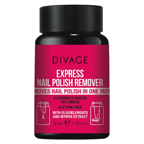 Trattamento unghie Divage Express nail polish remover 50 ml