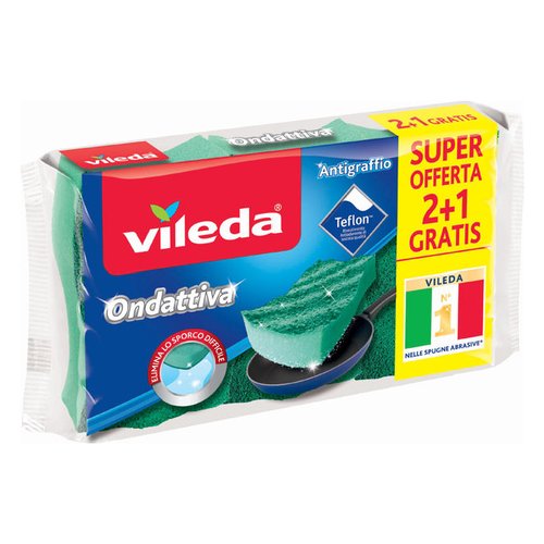Set spugne Vileda 139181 ONDATTIVA Millesusi