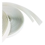 IRS - Nastro ricambio per zanzariere con fissaggio a velcro in poliestere Bianco per porte e finestre-  Lunghezza totale 6,5 mt   x 