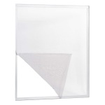 IRS - Zanzariera adesiva attaca&stacca per finestre Bianco 150 cm x 180 cm